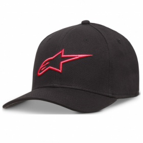 Ageless Curve Hat Black Red